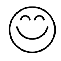 cara feliz
