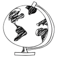 icono globo terráqueo